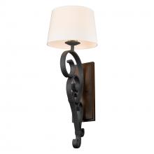  1821-WT1 BI-RO - Large 1 Light Wall Sconce (Plug-in or Hardwire)